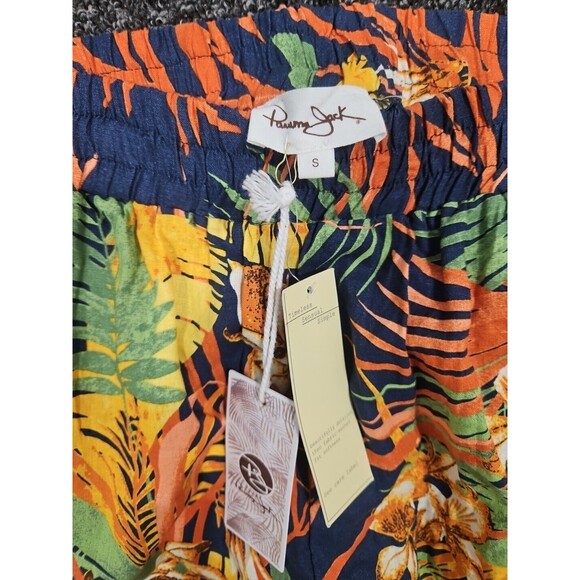 Panama Jack Women's Small Elastic Waist Floral Wide Leg Pants Linen Blend NWT - Picture 3 of 10
